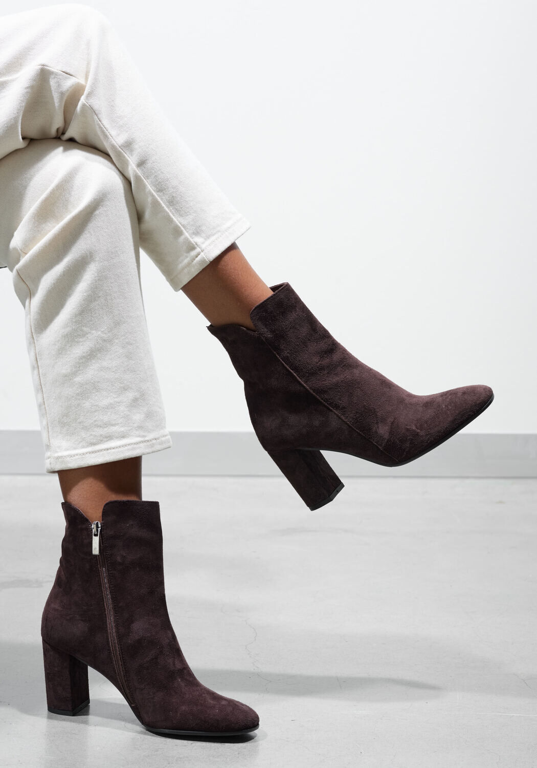 Bruine STEFANO LAURAN Enkellaarsjes S3113. - large