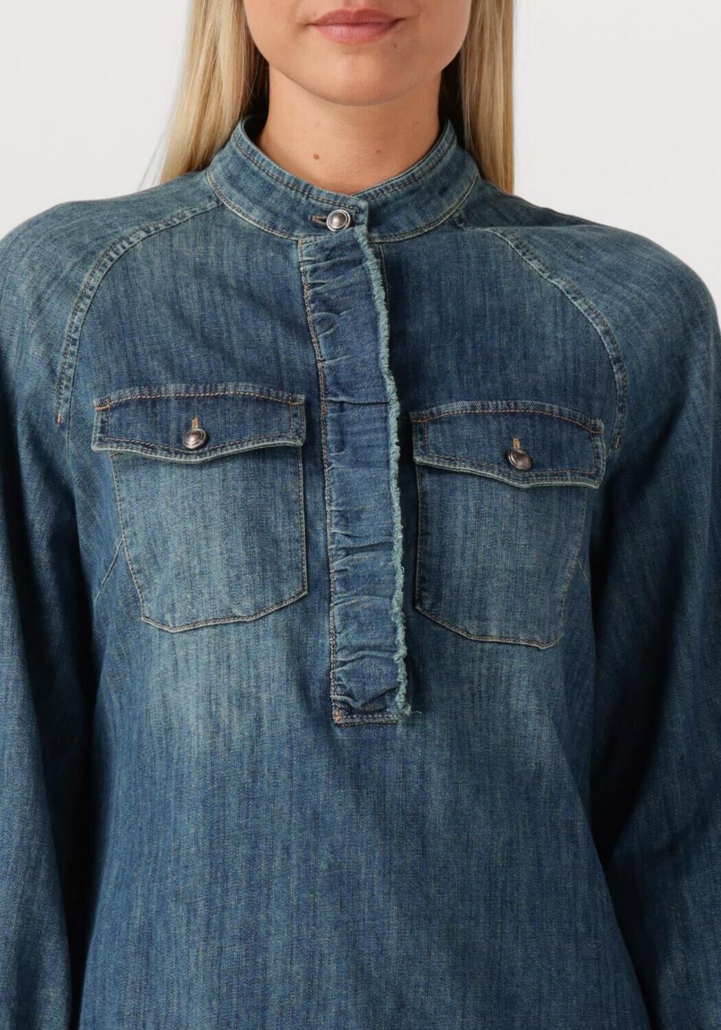 Blauwe LUISA CERANO Midi jurk 728606/3474 - large