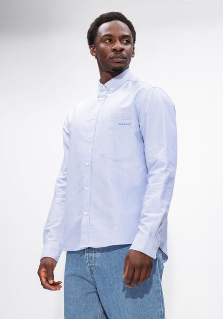 Blauwe ISABEL MARANT Casual overhemd JASOLO SHIRT - large