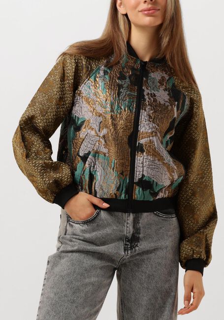 Groene SUMMUM Jack JACKET JACQUARD MIX - large