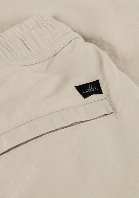 Beige WAHTS Korte broek CARL LINEN COTTON - large