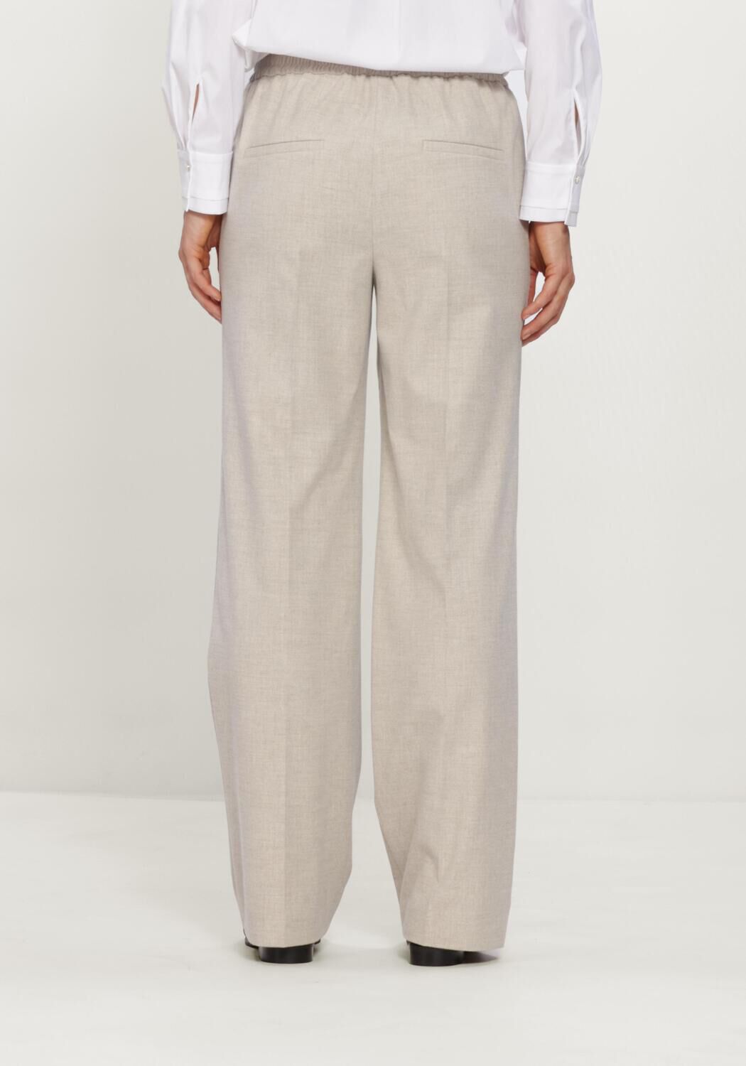 Beige MARC CAIN PANTS Pantalon BP 81.48 W07 - large