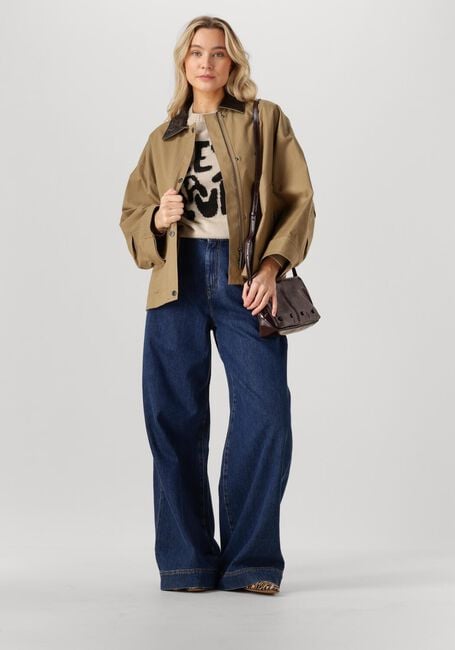 Donkerblauwe MAX MARA Wide jeans CIRO - large