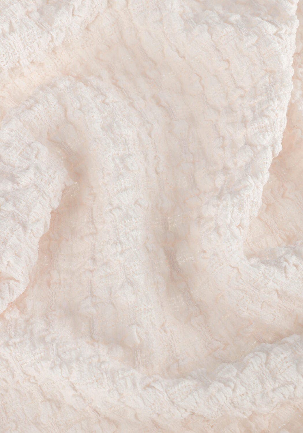 Beige DANTE6 Trui ZANE STRUCTURED LAYERING TOP - large