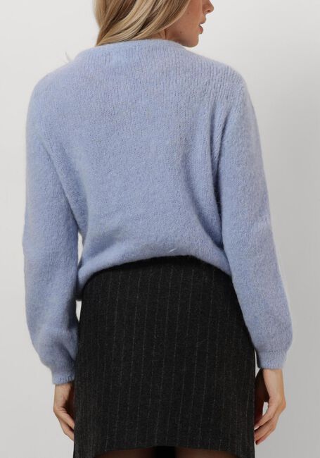 Blauwe AMERICAN DREAMS Vest SUSAN ALPACA CARDIGAN - large