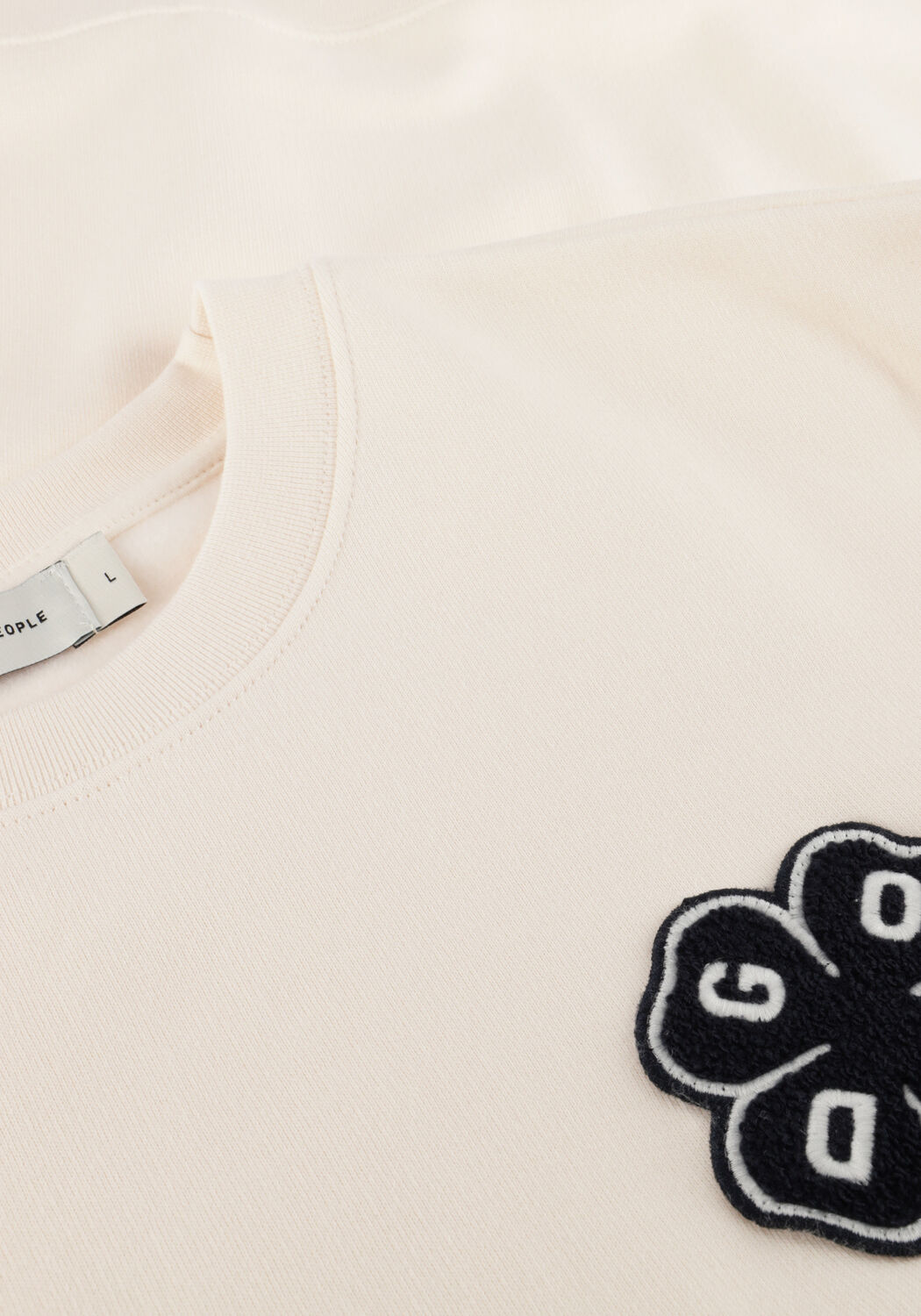 Ecru THE GOODPEOPLE Sweater LOGAN - large