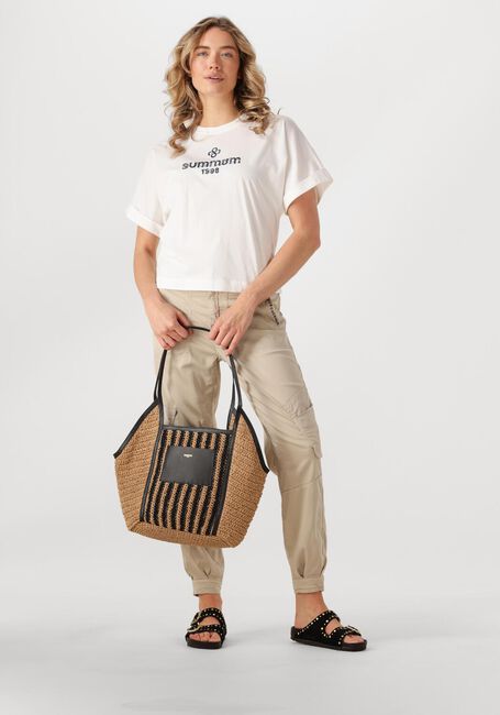 Witte SUMMUM T-shirt BOXY ARTWORK TEE - large