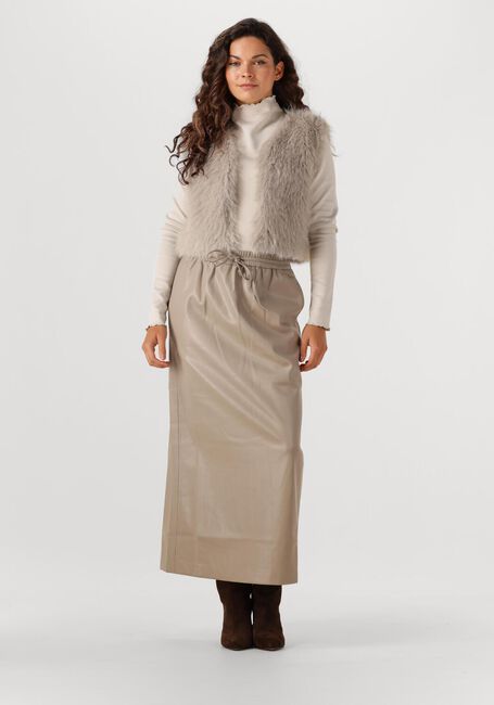 Taupe AIMEE THE LABEL Gilet ISLA - large