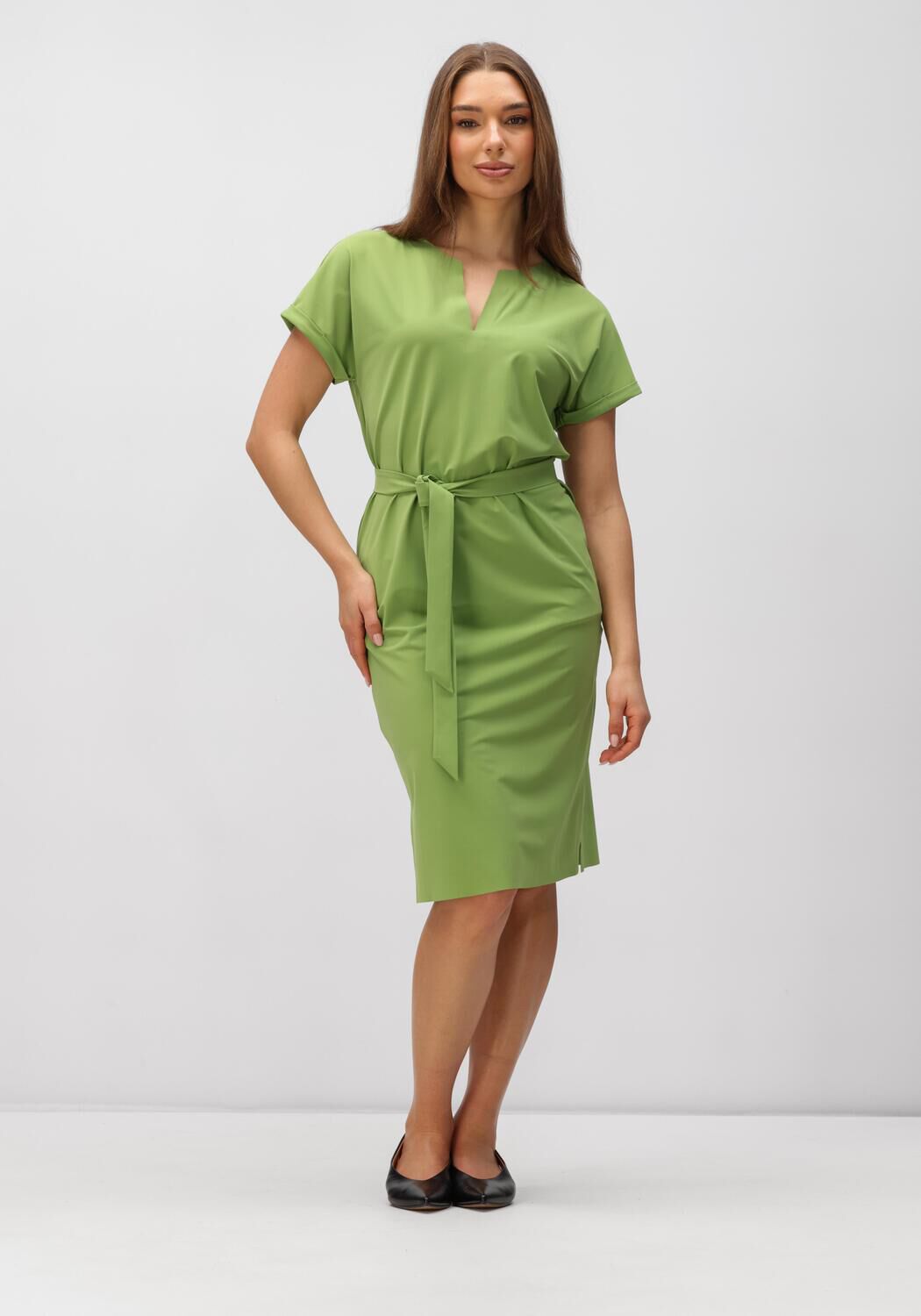 Japan Tky Midi Jurk Dames Okichi, Maat: XXL, Kleur: Groen afbeelding 1