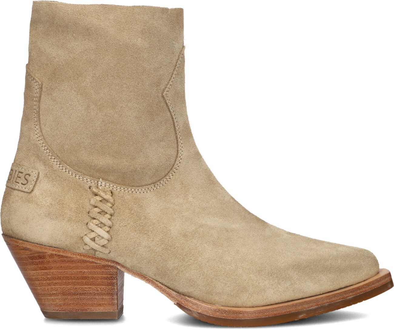 Shabbies Enkellaarsjes
Dames Lute Folly, Maat: 37, Materiaal: Suède, Kleur: Beige