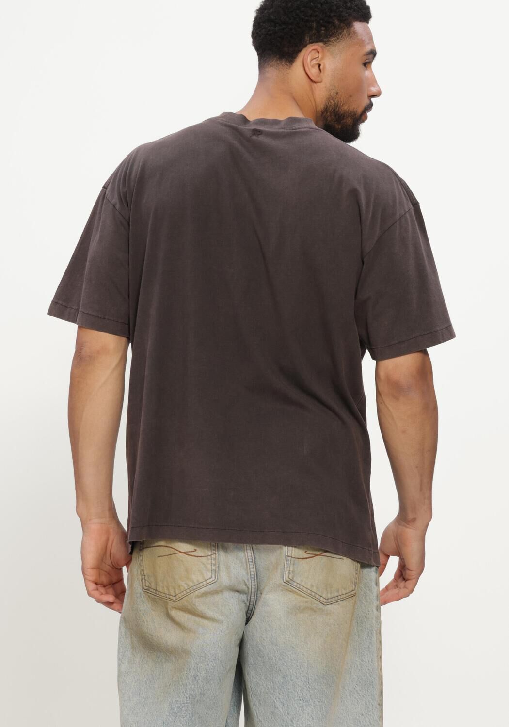 Bruine REPRESENT T-shirt INITIAL OVERSIZED T-SHIRT - large