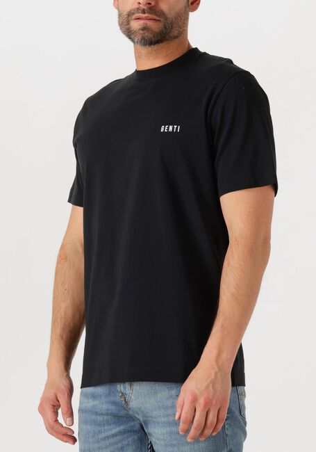 Zwarte GENTI T-shirt T-SHIRT SS J2040-1223 - large