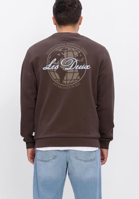 Bruine LES DEUX Sweater BEN GLOBE SWEATSHIRT - large