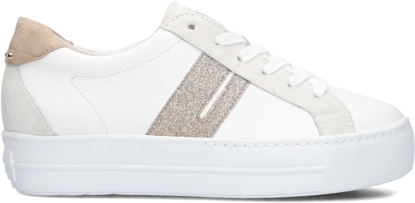 Paul Green Lage Sneakers Dames 5330, Maat: 36,5, Materiaal: Leer, Kleur: Wit