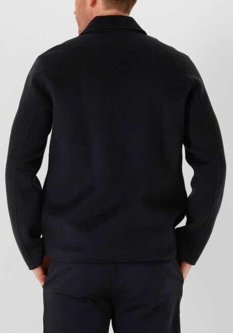Zwarte PROFUOMO Overshirts OVERSHIRT WOOL ZIPPER - large