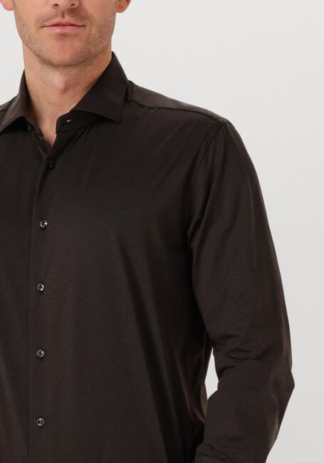 Bruine XACUS Klassiek overhemd ACTIVE SHIRT 558ML VAR070 - large