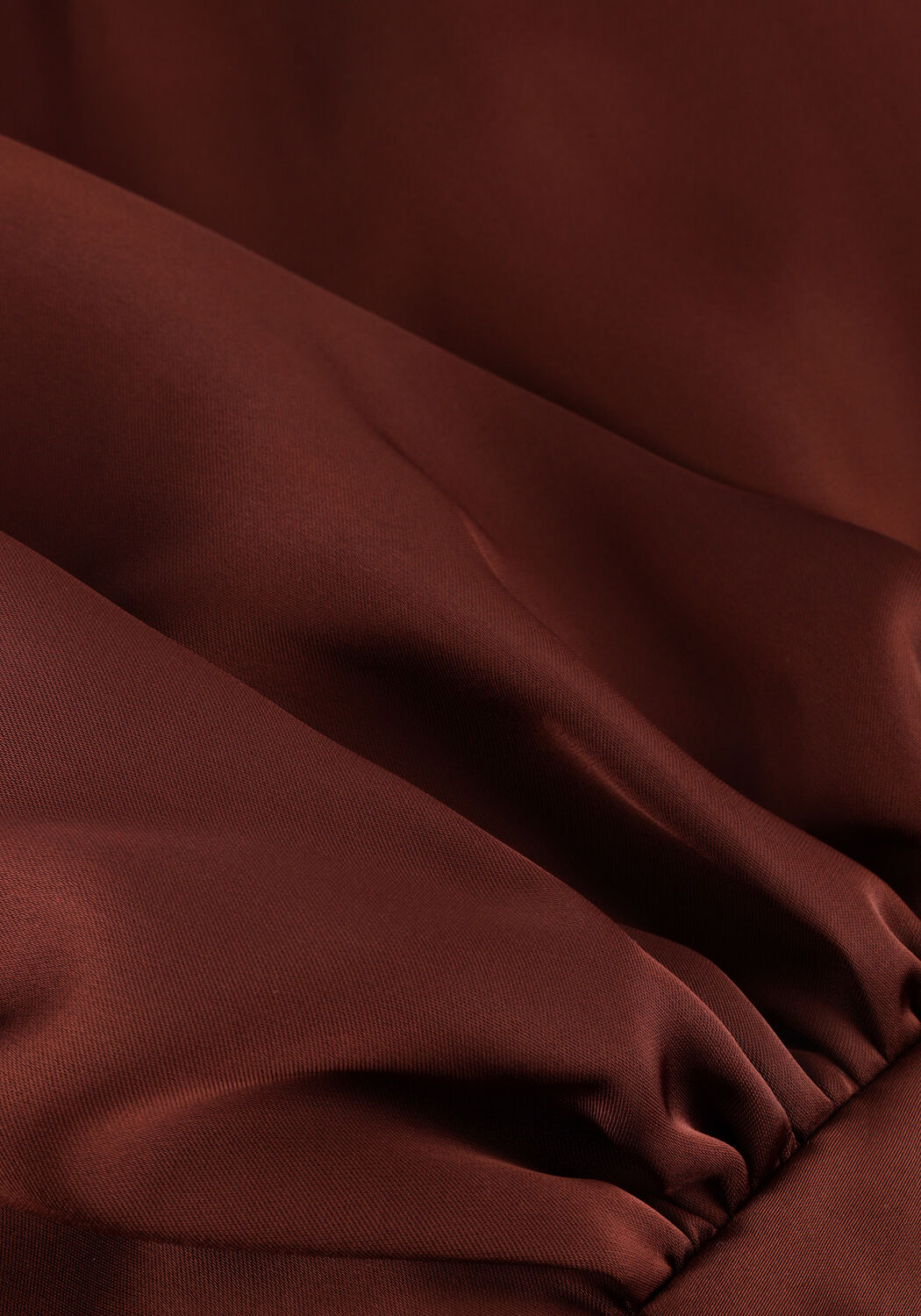 Bruine CO'COUTURE Midi jurk SAFIRACC WATERFALL BACK DRESS - large