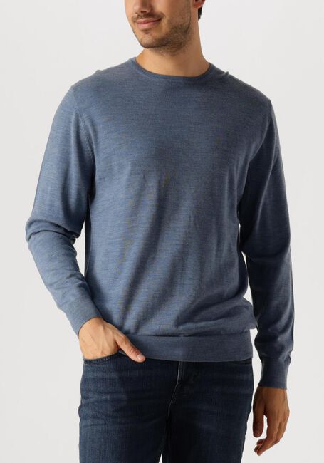 Lichtblauwe PROFUOMO Trui PULLOVER CREWNECK - large