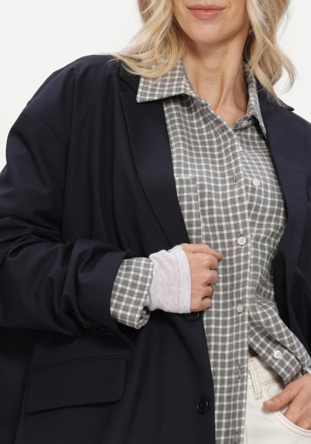 Donkerblauwe AMERICAN VINTAGE Blazer AYANY - large