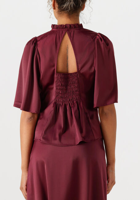 Bordeaux CO'COUTURE Blouses ADNACC OPEN BACK SS BLOUSE - large