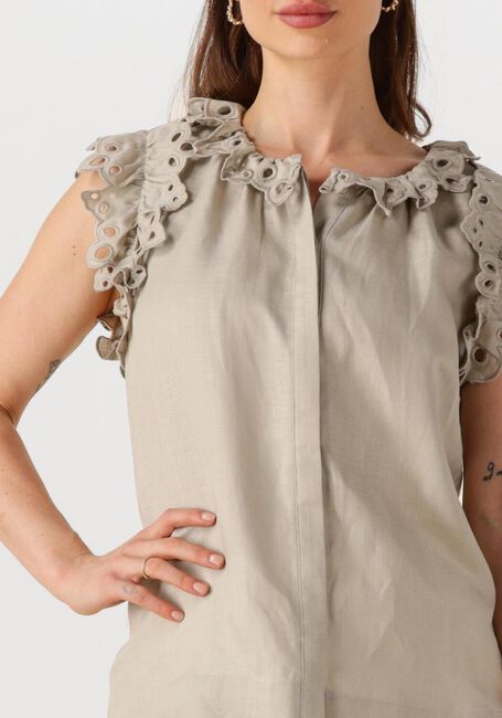 Beige COPENHAGEN MUSE Blouses NATULI SHIRT - large