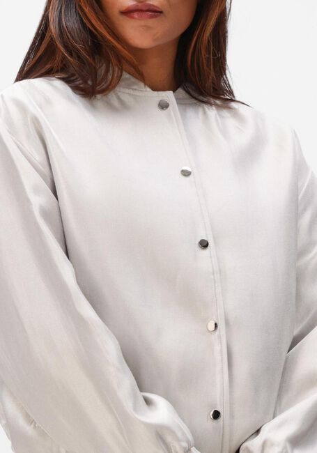 Zilveren AIMEE THE LABEL Jack JOY BOMBER JACKET - large