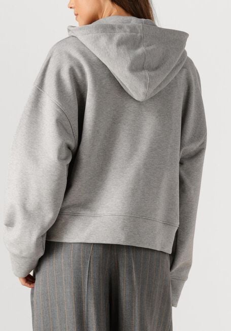 Grijze GANNI Truien/vesten HEAVY TERRY JERSEY ZIP HOODIE - large
