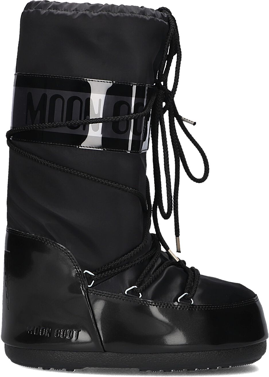Moon Boot Snowboots Dames Icon Glance, Maat: 42/44, Materiaal: Textiel, Kleur: Zwart