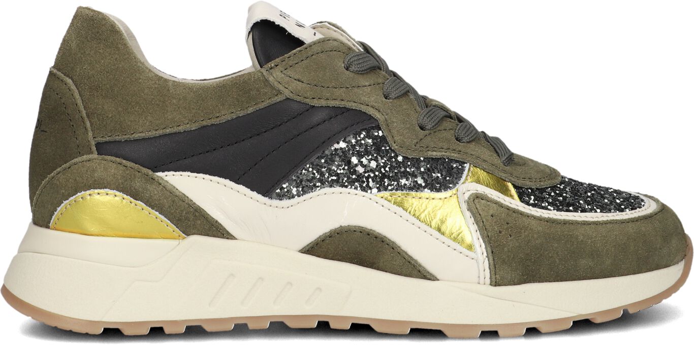 PiediNudi Lage Sneakers Dames Selva 17.01, Maat: 36, Materiaal: Leer, Kleur: Groen