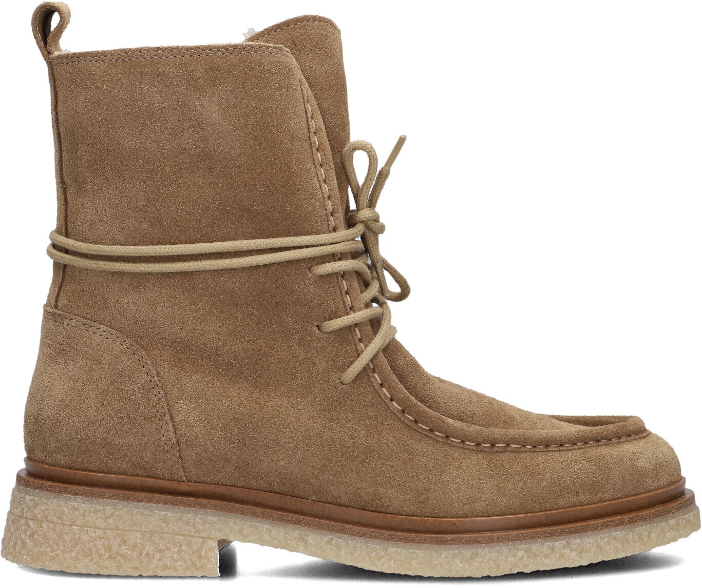 Ayana Veterboots Dames 09-241, Maat: 37, Materiaal: Suède, Kleur: Taupe