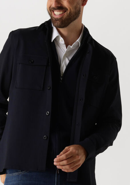 Donkerblauwe GENTI Overshirt S1283-1971 - large