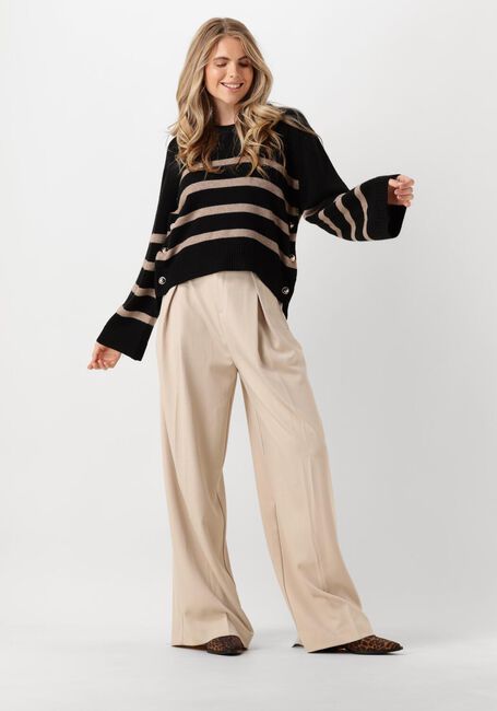 Zwarte CO'COUTURE Truien/vesten MAJA BUTTON STRIPE - large