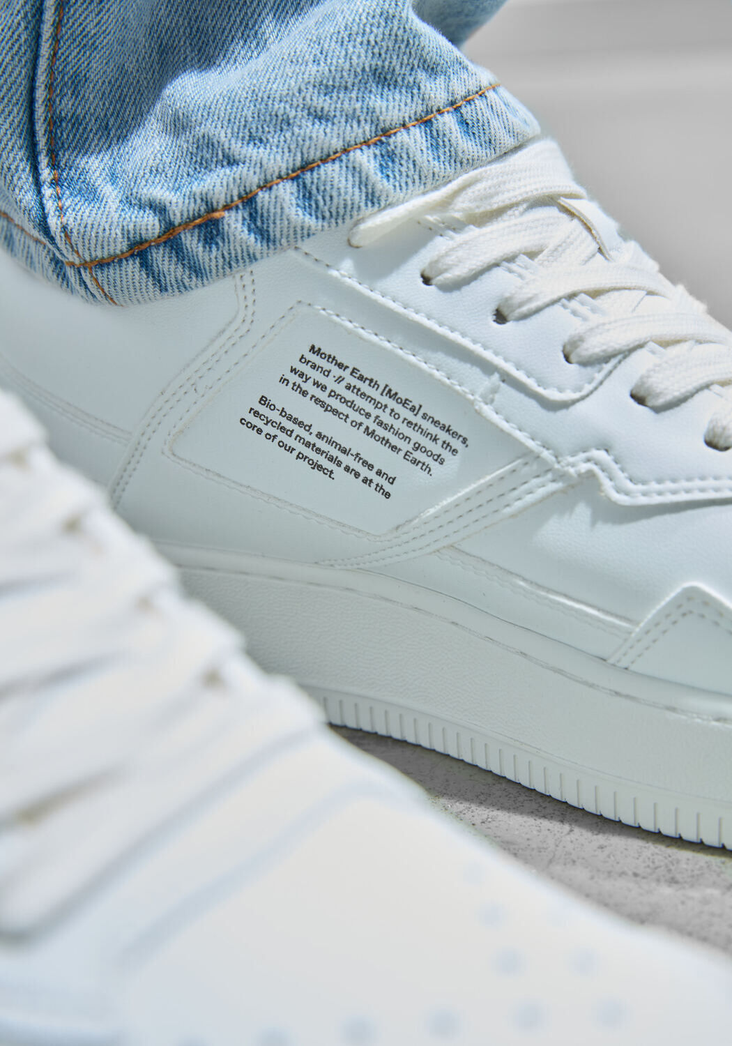 Witte MoEa Lage sneakers MOEA-BAGSN1 - large