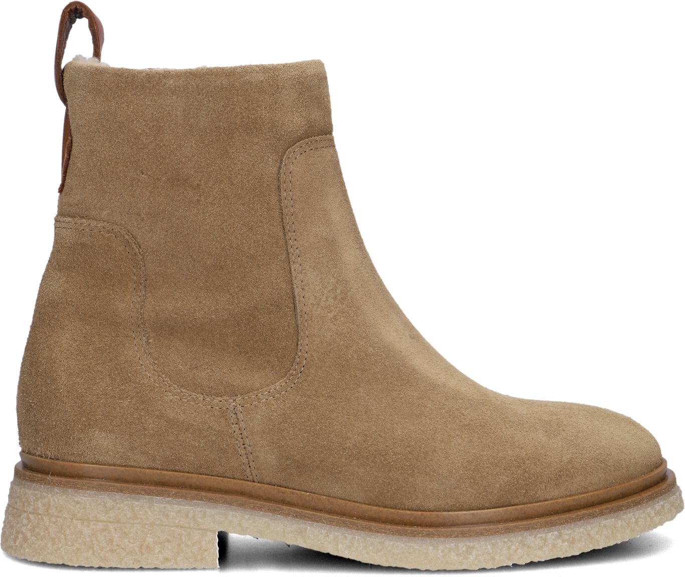 Ayana Enkelboots Dames 07-332, Maat: 36, Materiaal: Suède, Kleur: Taupe