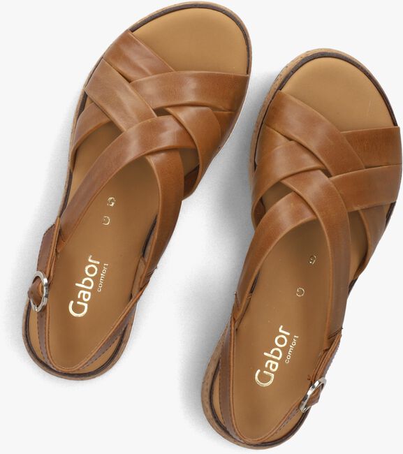 Bruine GABOR Platte sandalen 823.1 Bruine GABOR Platte sandalen 823.1 - large