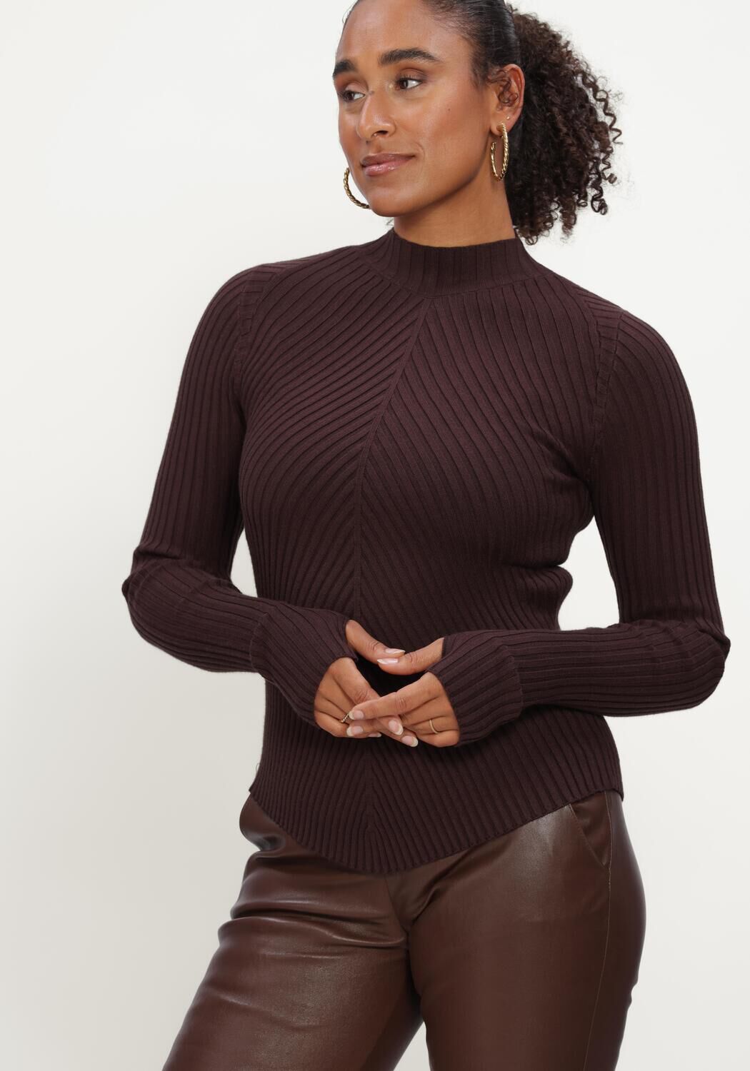 Bruine IBANA Truien/vesten KINZY - large