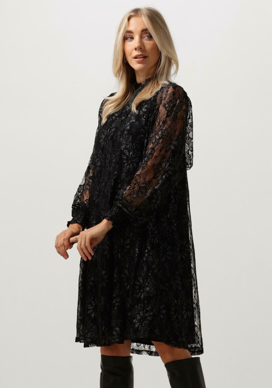 Bruuns Bazaar Mini Jurk Dames Echinops Philinas Dress, Maat: 38, Kleur: Zwart afbeelding 1