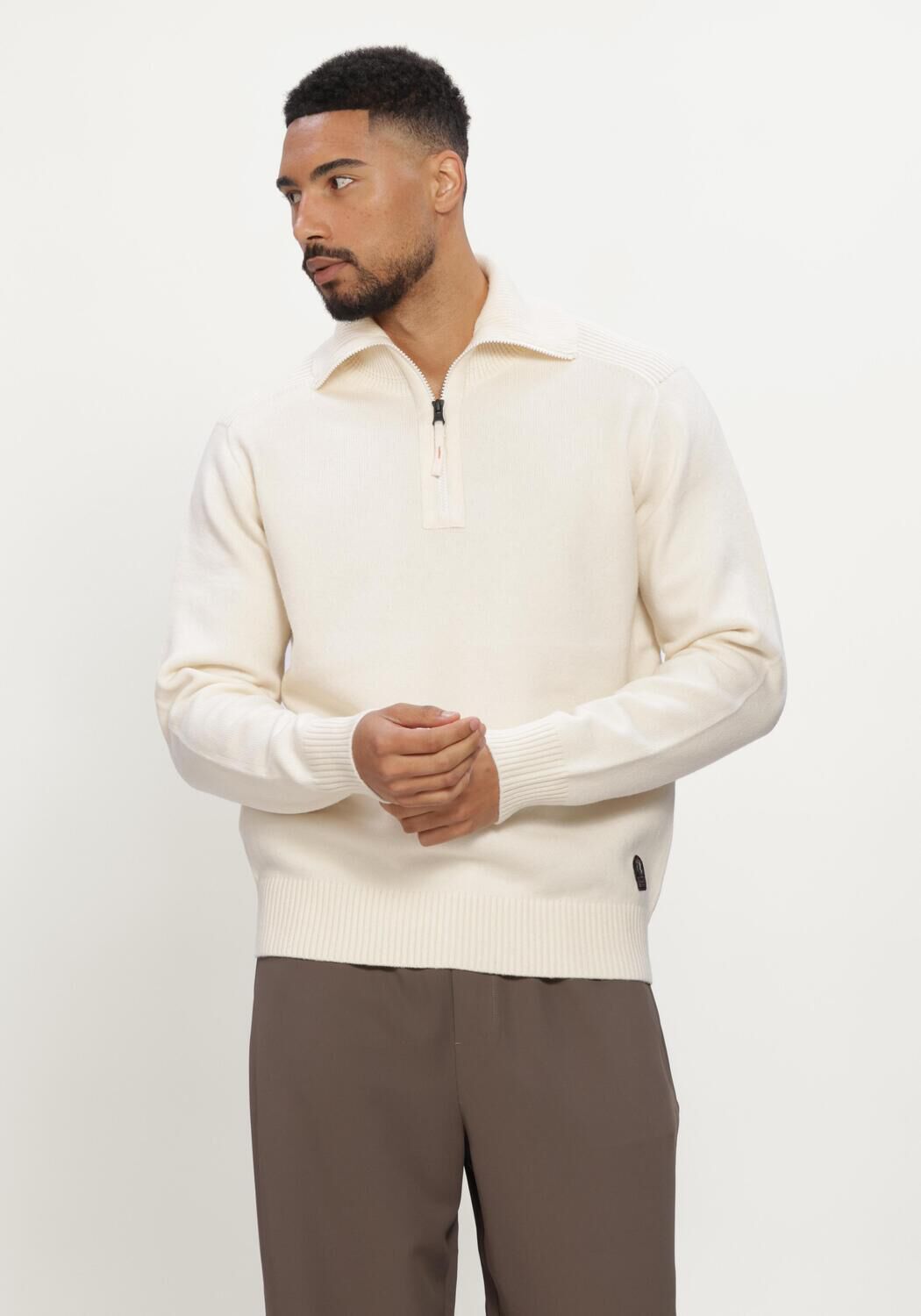 Witte PARAJUMPERS Trui CALDONAZZO - large