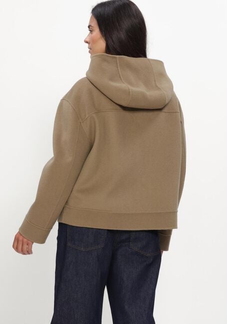 Beige LUISA CERANO Trui DOUBLEFACE-JACKE MIT KAPUZE - large