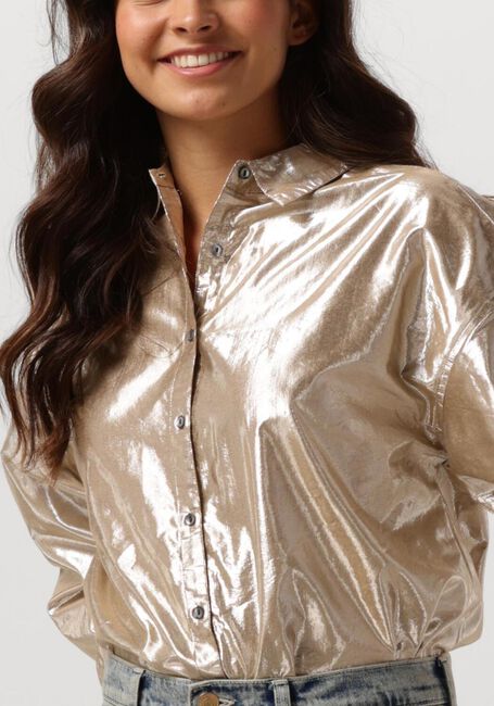 Gouden RUBY TUESDAY Blouses ISAI BIG SHIRT GATHERING SLEEVES - large