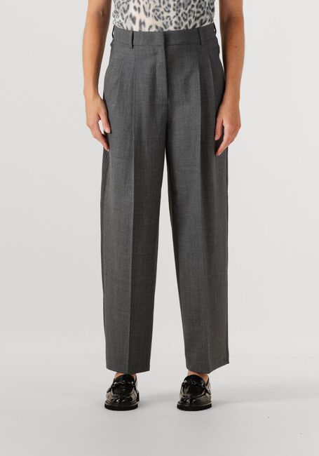 Grijze CAMBIO Pantalon EMELIE TRACK GALON MIT WORDING - large