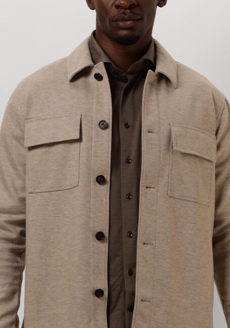 Beige PROFUOMO Overshirt OVERSHIRT KNITTED - large