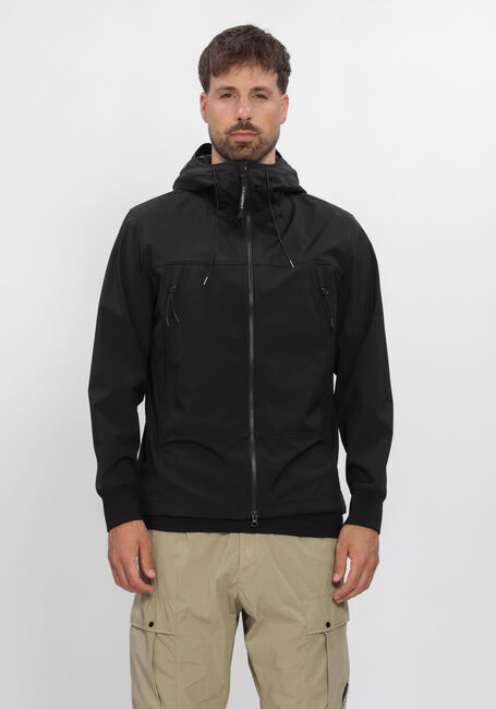 Zwarte CP COMPANY Jack C.P. SHELL-R GOGGLE JACKET - large
