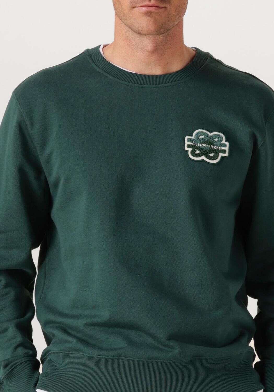 Donkergroene FILLING PIECES Sweater SWEATSHIRT GOWTU - large