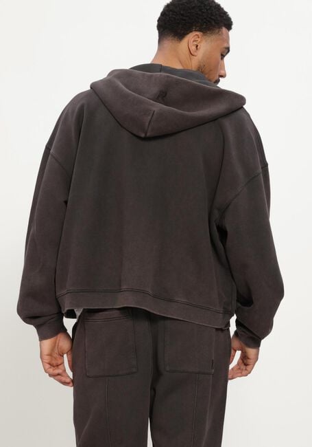 Antraciet REPRESENT Sweater INITIAL BOXY OVERSIZED ZIP HOODIE - large