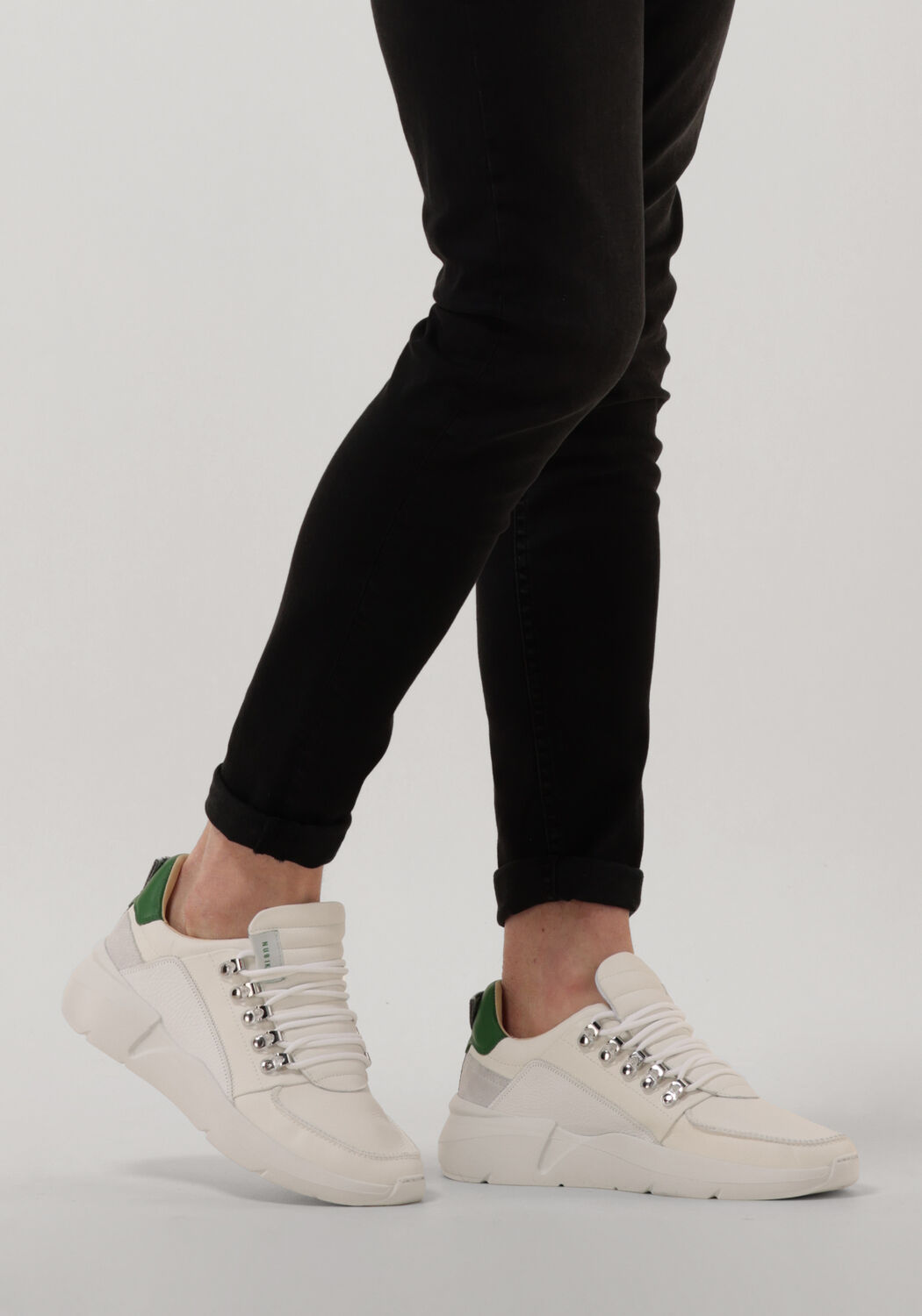 Witte NUBIKK Lage sneakers ROQUE ROMAN MEN - large