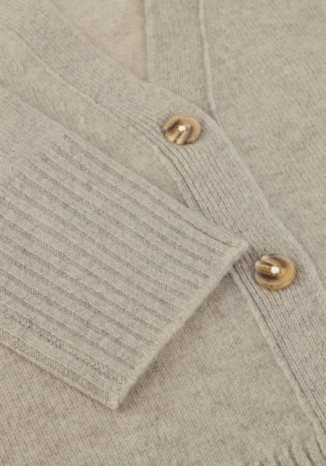Beige CLOSED Trui V NECK CARDIGAN - large