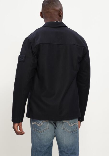 Donkerblauwe STONE ISLAND Overshirt SHIRTS S0F24 - large