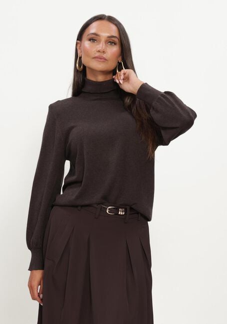 Bruine CO'COUTURE Trui CORYCC PADDED ROLL-NECK KNIT - large