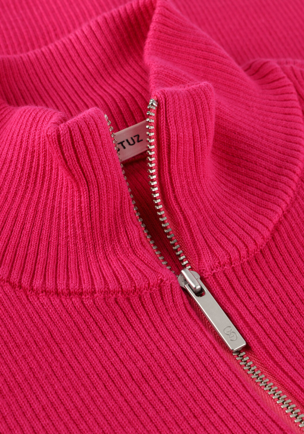 Roze GESTUZ Trui YASMIAGZ ZIPPER PULLOVER - large
